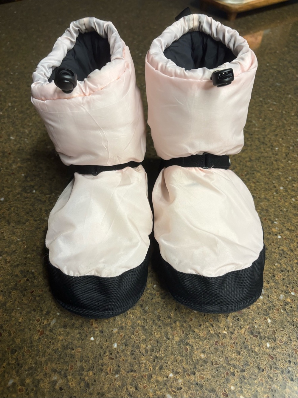 Light Pink girls ballet booties